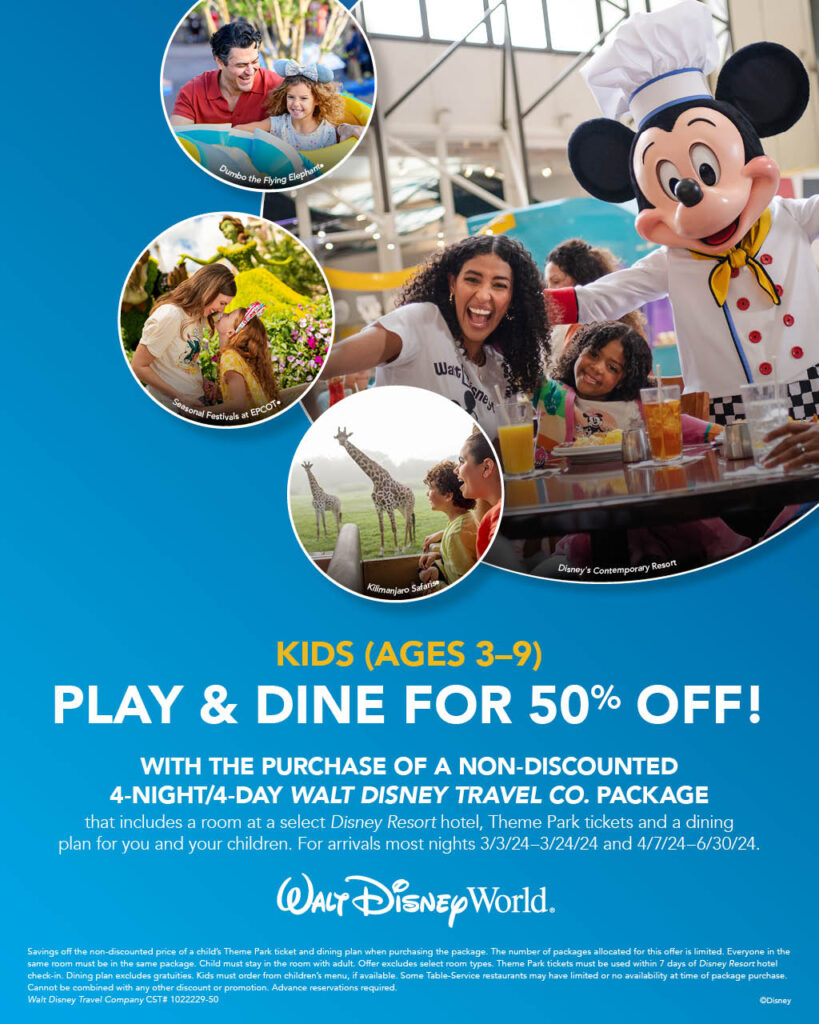 Play & Dine for 50% Off! | Walt Disney World